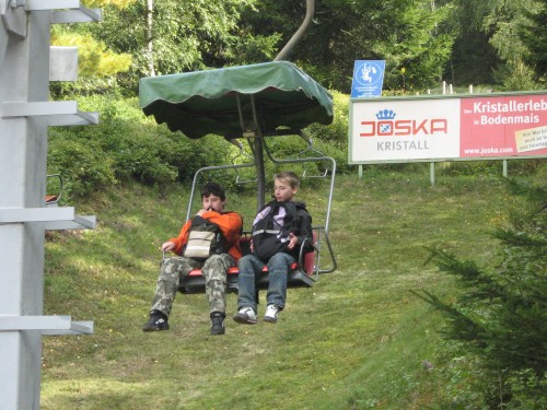 Lanovka z hory Silberberg

