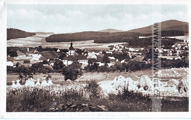 Chudenice od západu 1955
