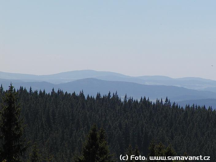 Panorama ze Špičáckého sedla
