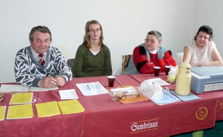 Josef Skala, Helena Boučková ml., Růžena Novotná a Miloslava Kubátová
