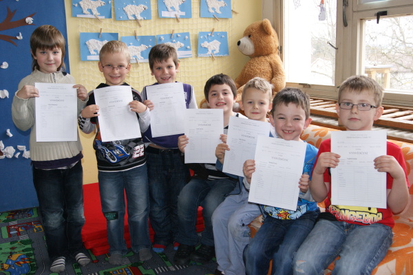 2013.1.31. Vysvědčení 1.roč.

