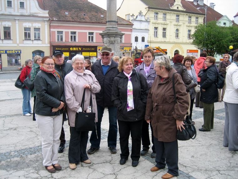 Sraz byl na horažďovickém náměstí.
