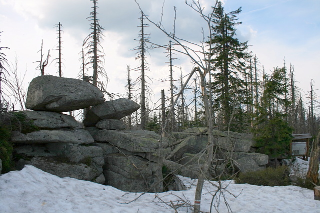 Plechý - Plöckenstein (1378 m n. m.)
