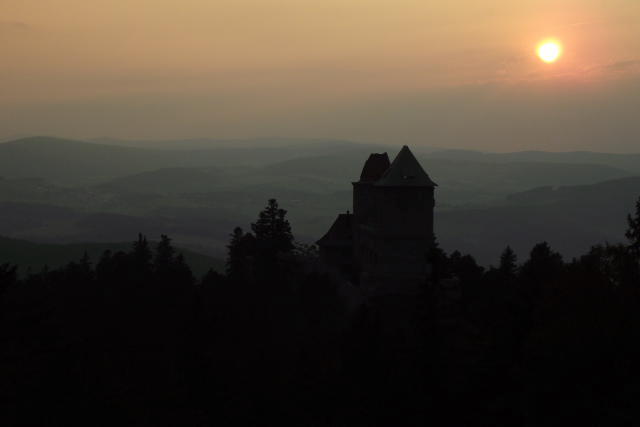 večerní Kašperk
