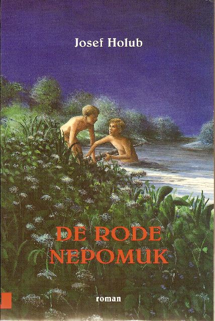 Obálka německého vydání románu "Červený Nepomuk"

