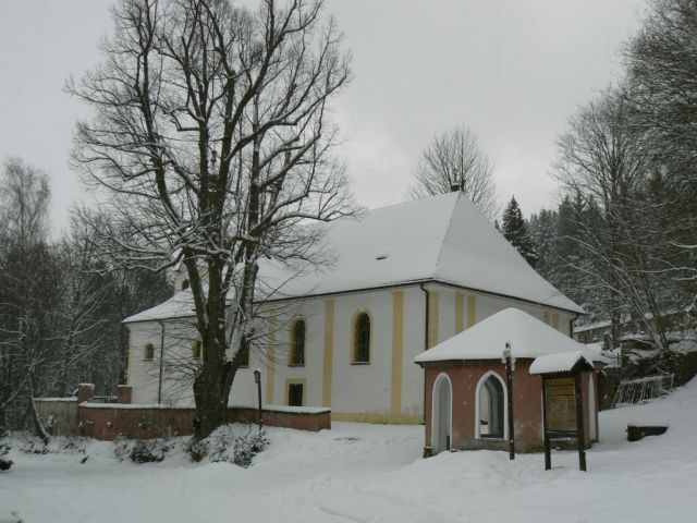 Kostel svatého Vintíře.
