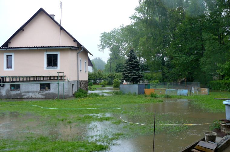 Smutný pohled na Jakubců domek
