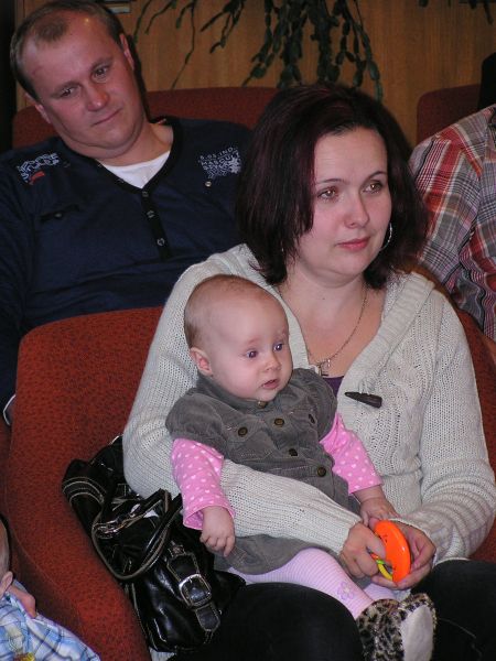 Veronika Hadravová s rodiči
