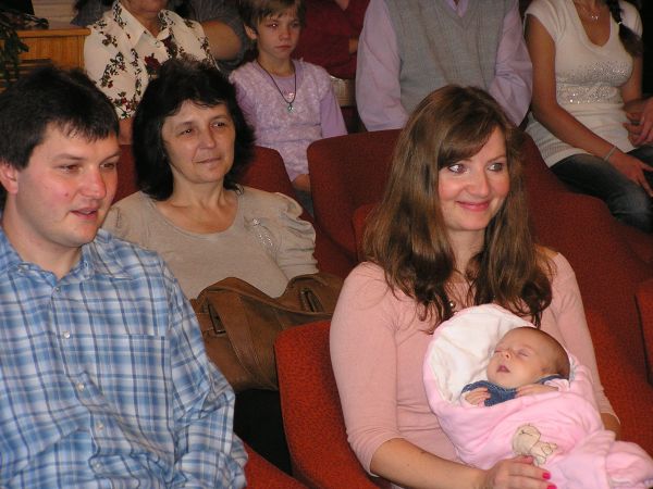 Barbora Chumová s rodiči
