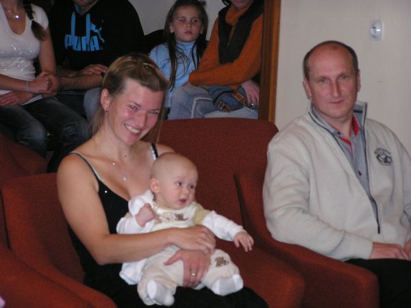 Michael Roučka s rodiči
