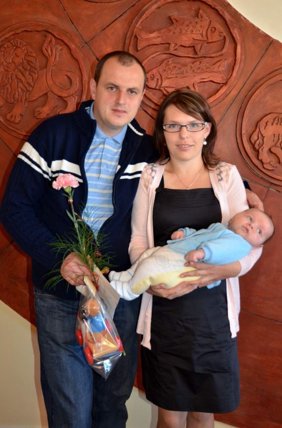 Petr Kadečka s rodiči
