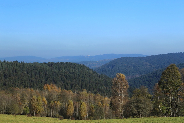 Na středních Paštích - pohled ku Kašperku
