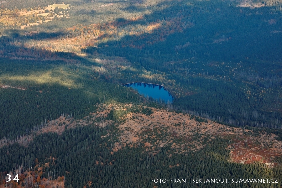 Podzimní Šumava 2021 z ptačí perspektivy 
Klíčová slova: Šumava;letecké pohledy;